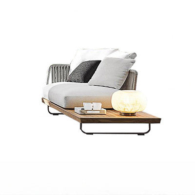 garden solid wood rattan sofa combination garden