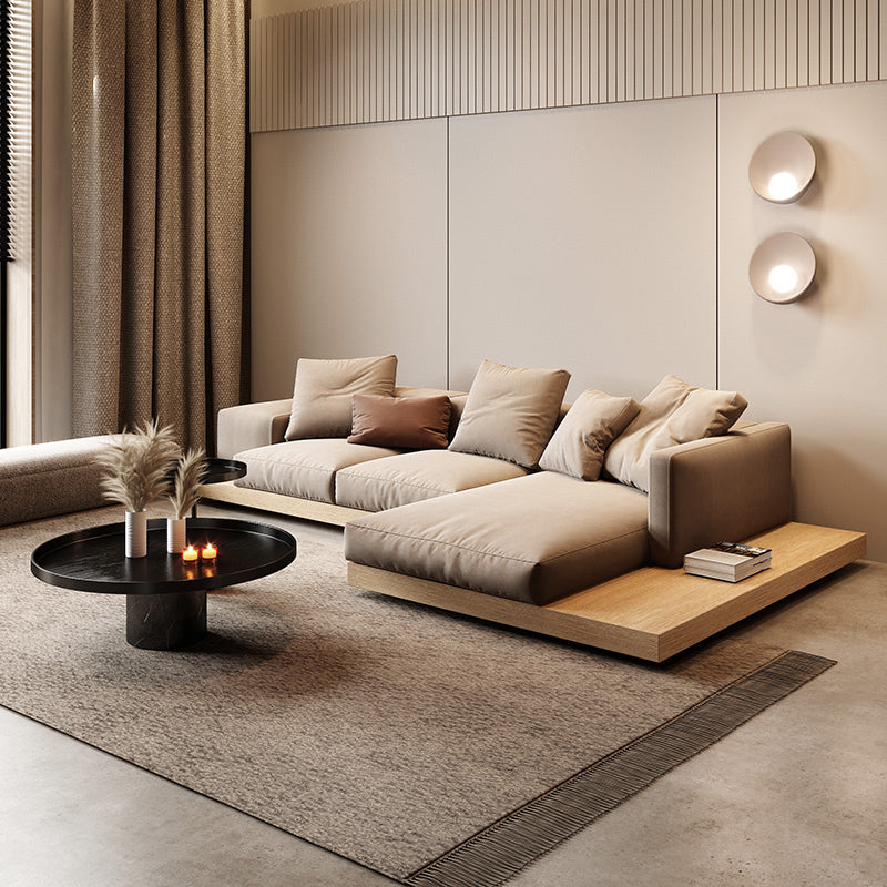 Fabric sofa Japanese style large apartment VillauType corner module combination sofa living room modern minimalist